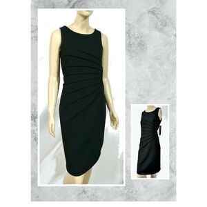 Little Black Wiggle Pencil Dress by ILE New York Sleeveless Sexy Sporty Sz 8 NWT